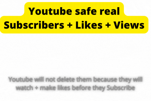 Youtube: Get Organic 500 Real ,safe,non-drop, and Active subscribers to reach monetization 100% Guaranteed