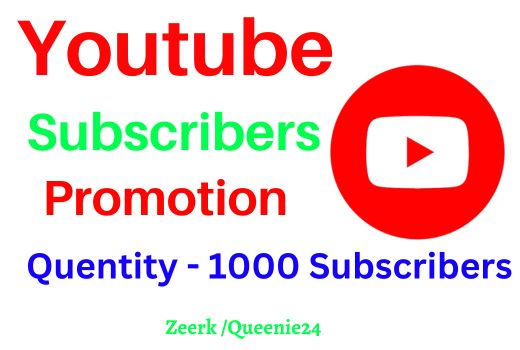 Get 1000 Youtube Subscribers, Non drop and Lifetime Permanent