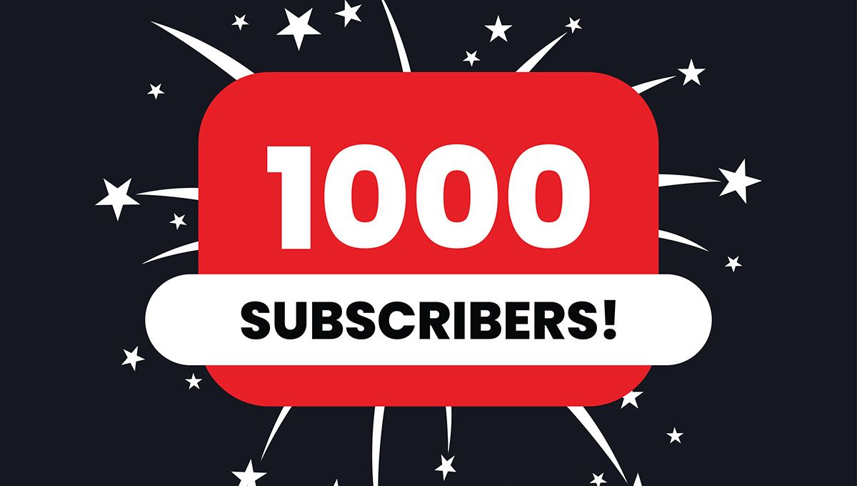 1,000 SUBSCRIBES IN 1 MINUTE 100%