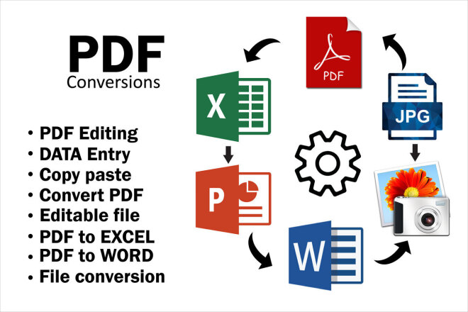 Typing Job, Can Convert PDF To MS Word