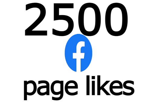 ADD you 2500+ Facebook Page likes Lifetime Guarantee