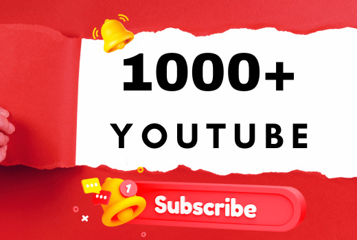 Gain 1000 genuine YouTube subscribers from real, active users. Our service ensures non-drop results with a lifetime guarantee.