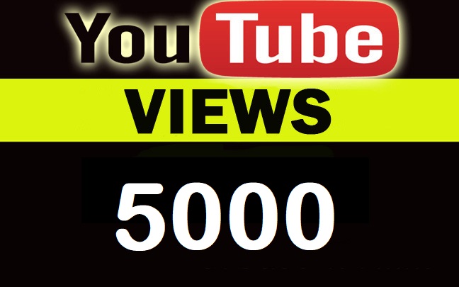 5000 Youtube High Quality views lifetime guaranteed
