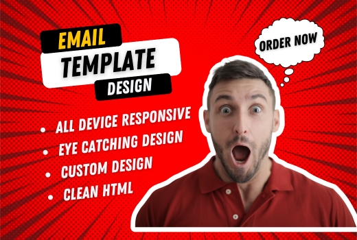 I will design EyeCatching HTML Email template & Newsletters for Email Marketing
