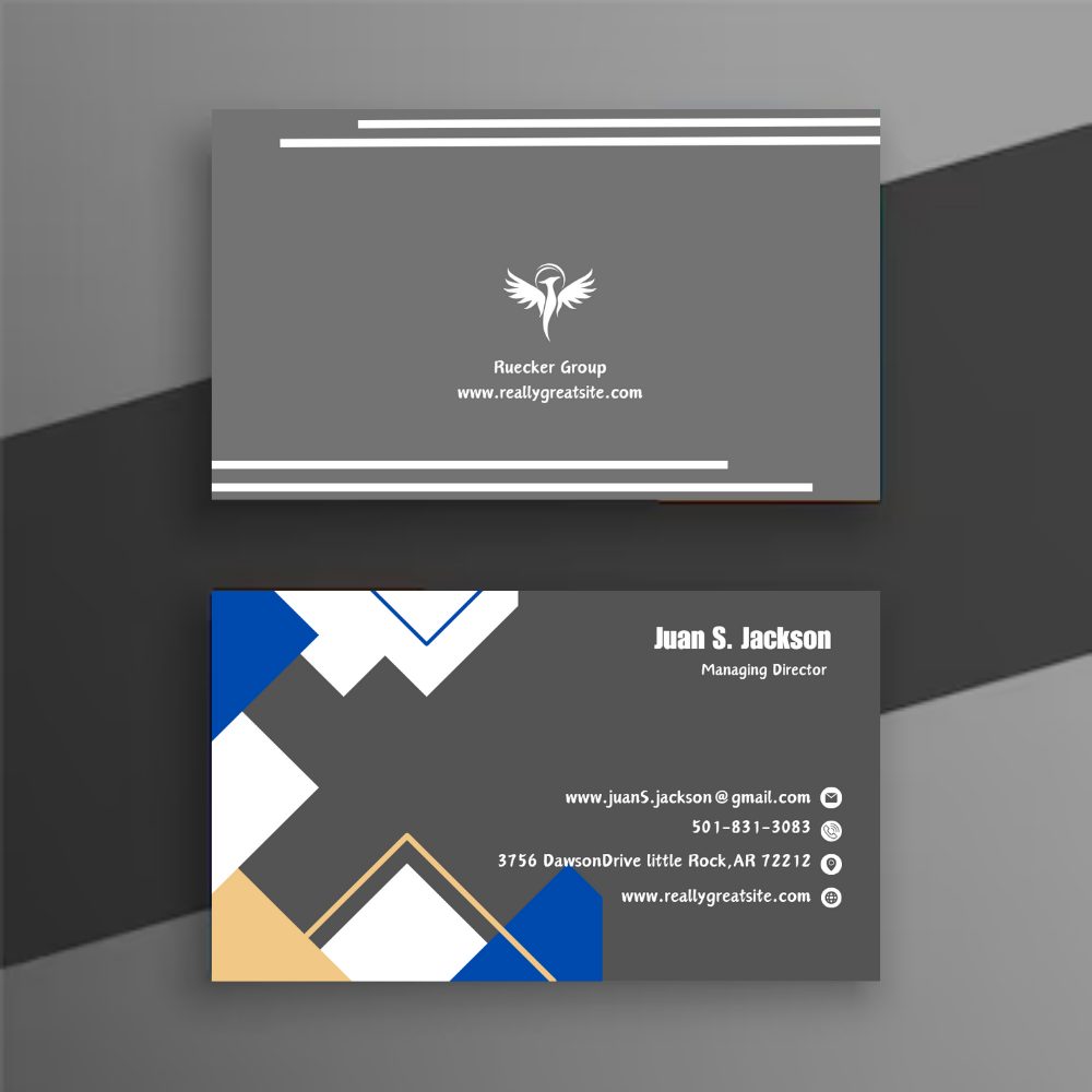 I will do luxury professional business card design.