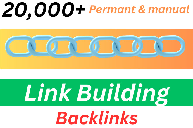 Manually 20,000+ High Quality SEO Link Building Backlinks High DA PA TF CF