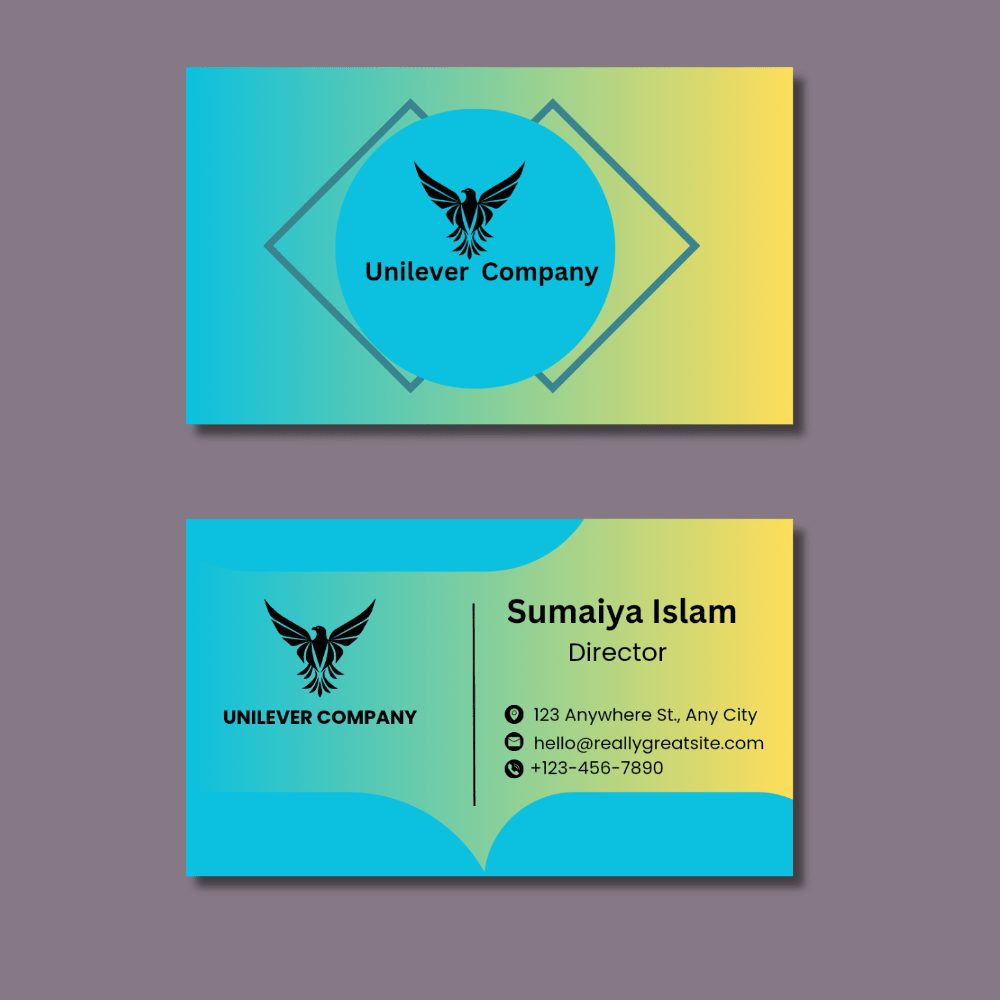 I will do modern, minimalist, unique, luxury business card design for you