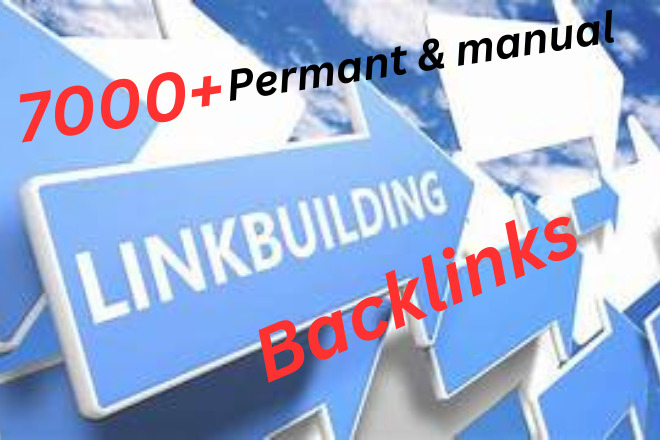 Create 7000+ SEO Link Building Backlinks Ranking Your Website High DA PA TF CF