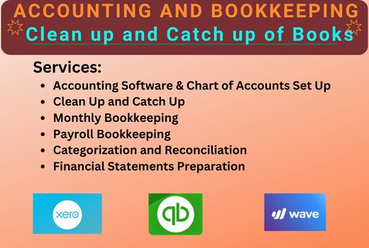 Clean up and Catch up of books in QuickBooks Online and Xero Accounting Software