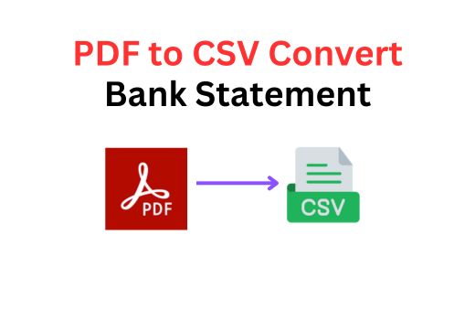 I will convert PDF to CSV and upload to qbo