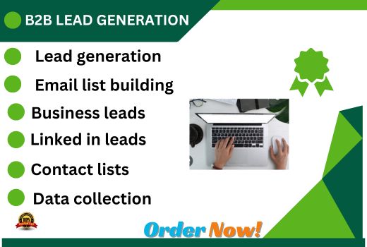 I will collect B2B lead generation for any LinkedIn data collection for $30