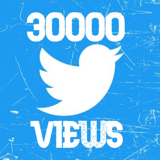 30000 Twitter video views Instant