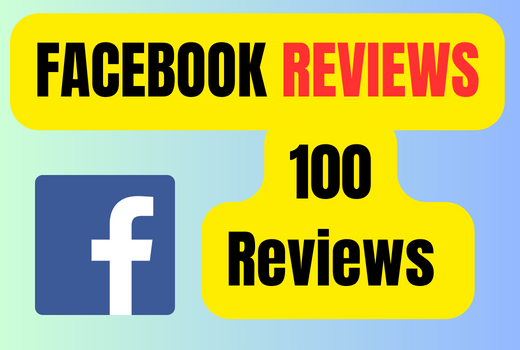 100 Facebook Five Star Rating/Review non dropped granted Service.