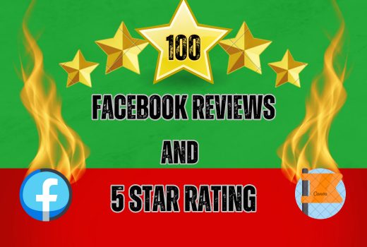 I will Provide 100+ Real and Permanent 5 Star Facebook Page Reviews