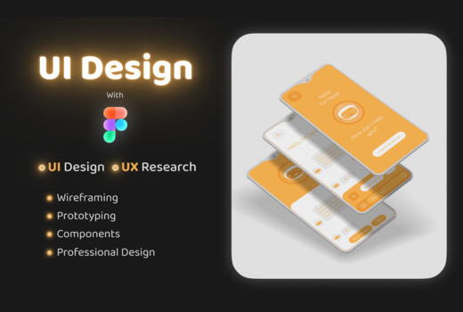 I’ll do professional UI Design with UX Research