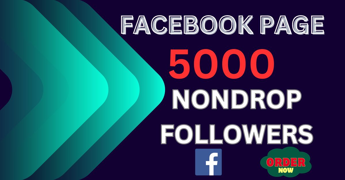 Organic Facebook 5000+ With 1000 Free Followers 100% real and nondrop Service