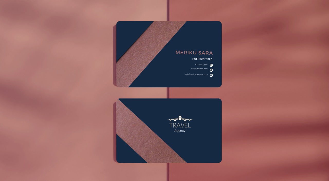 I will do Luxury minimalist  business card design