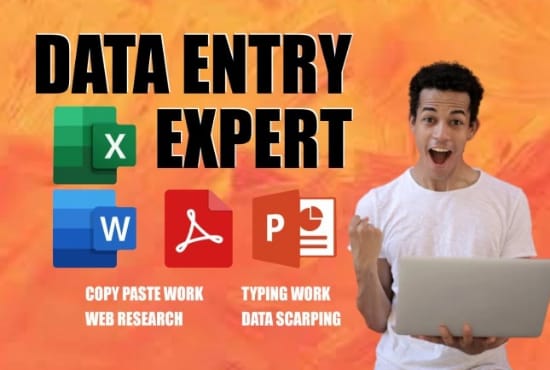 I will do Data Entry,B2B Lead, Lead Generation And Data  Analysis