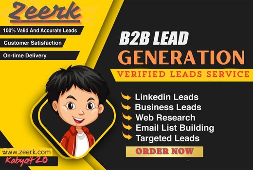 I will do B2B lead generation for your business