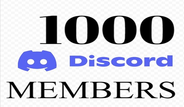 1000 Discord server member with photo HQ
