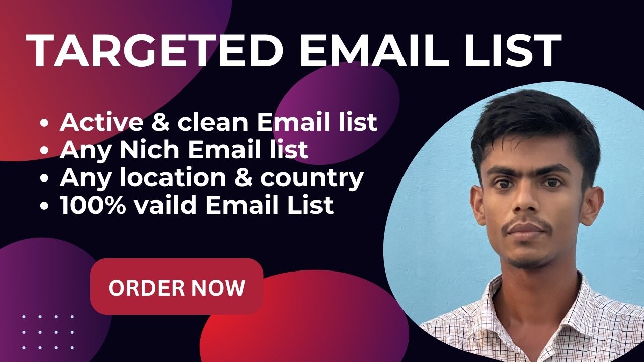 I will provide Targeted Email List Collection