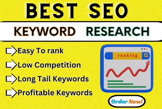 SEO keyword research and competitor analysis for your website