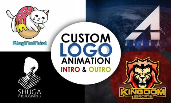 I will design custom 3d logo animation and intro video