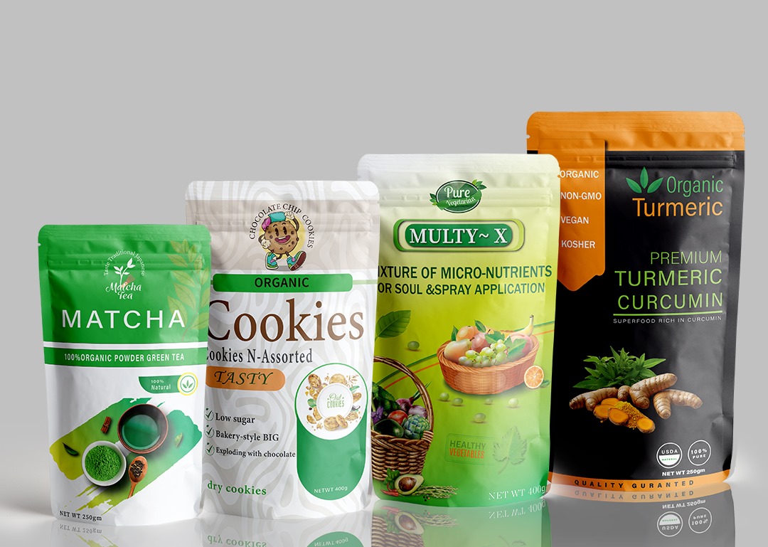 I will do pouch design, packaging design, and label design, and poster & flyer  design