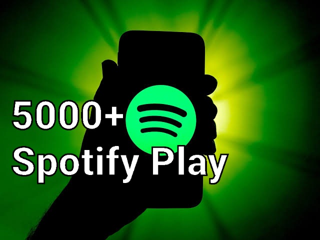 Give you 5000+ Spotify Play Instant