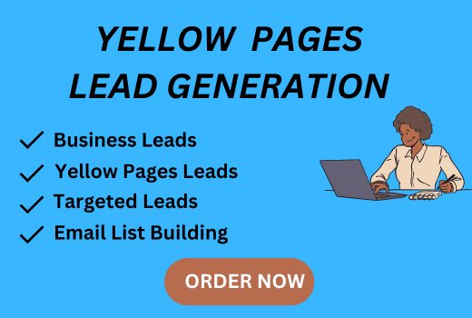I provide contact list building and targeted yellow pages lead generation