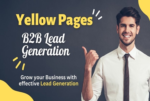 I will be provide Yellow Pages B2B Lead Generation