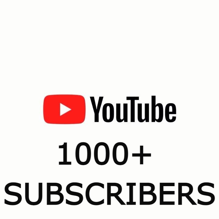 1000+ YouTube Permanent Real Subscriber non drop