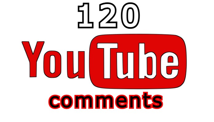 120 random or custom comments for YouTube video