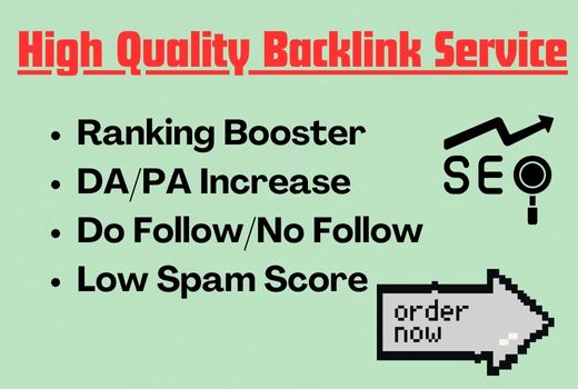 I will do Backlink for your website.