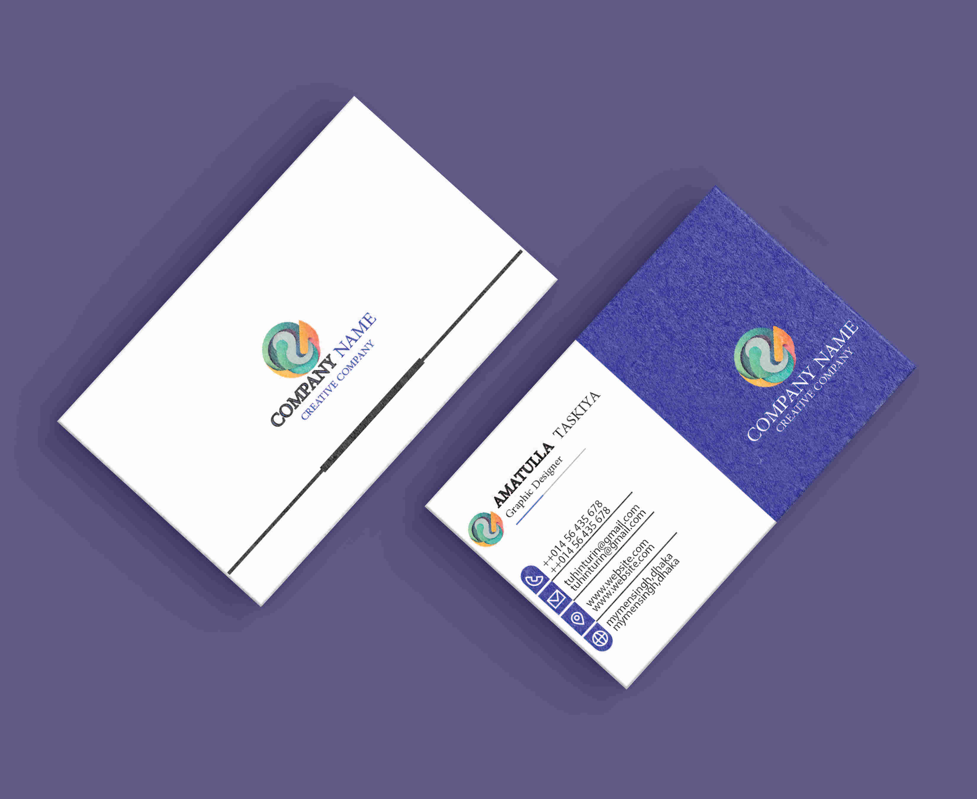 I will create Corporate Business Card Design
