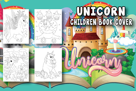 I will create awesome children book cover, children book illustrations