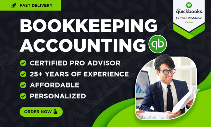 I will manage your bookkeeping monthly using quickbooks online