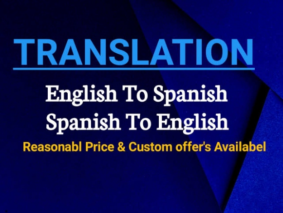 I will translate from Spanish into English.