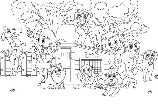 I will design any coloring book pages and cover for your kdp coloring book