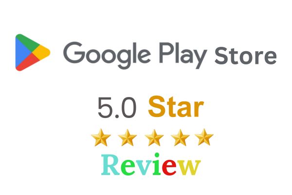 I will give you 5 app ratings & reviews Android Download and submit  5 stars rating on