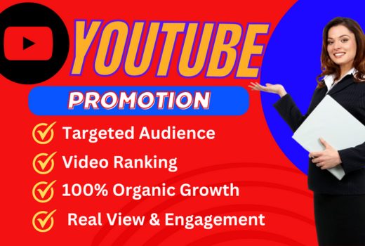 I will do super fast organic YouTube video promotion with Google ads