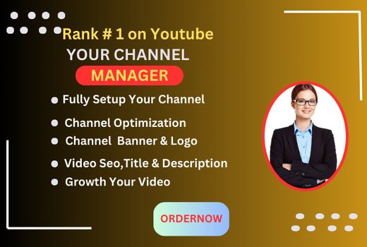 I will do your youtube channel seo