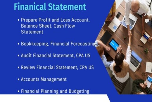 I will audit financial CPA US, CPA letter sign, review financial statements, accountant
