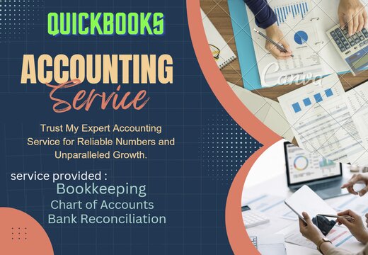 Quickbooks Bookkeeping to help your accounts clean and effecient.