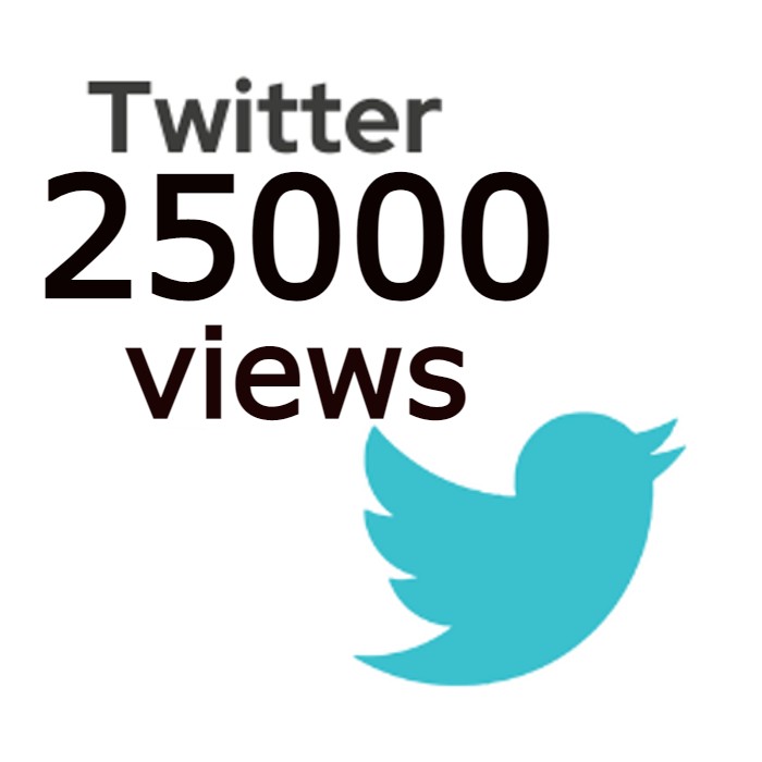 25000 Twitter video views Instant