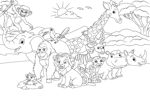 I will design  coloring page and kids coloring book activity book for kdp