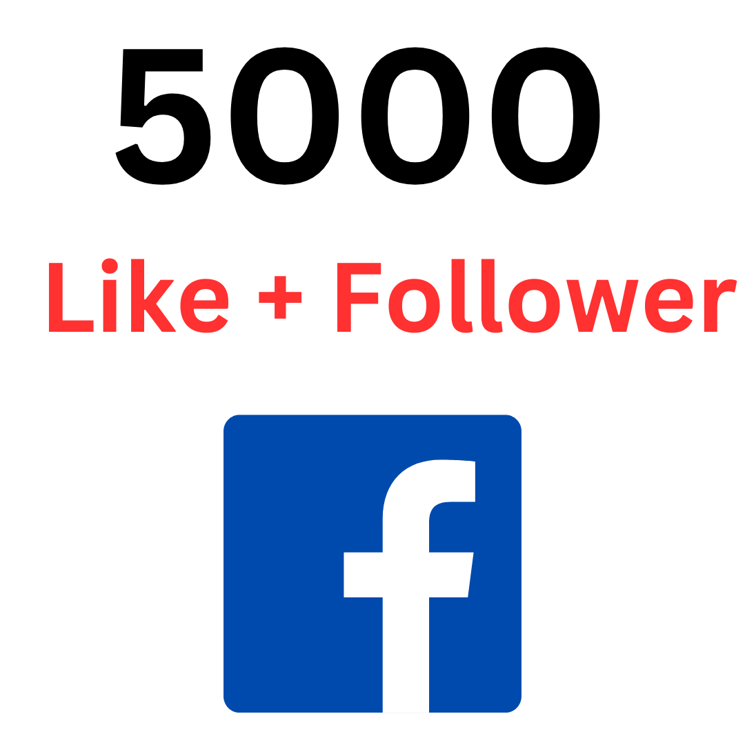 5000 Facebook Page Like follower None Drop Good