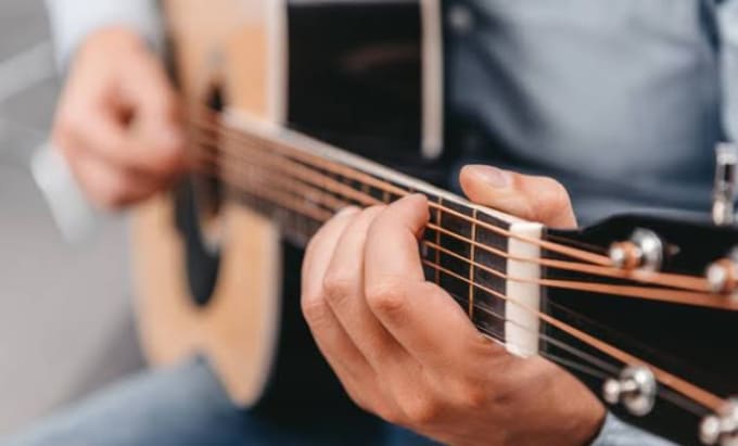 Record an audio acoustic fingerstyle