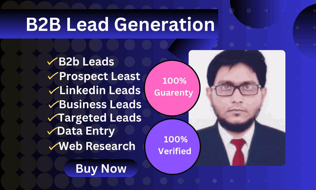 I will do b2b lead generation for your business