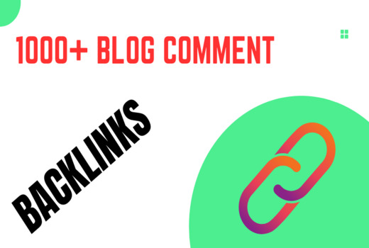 1000+blog comment backlinks for site ranking